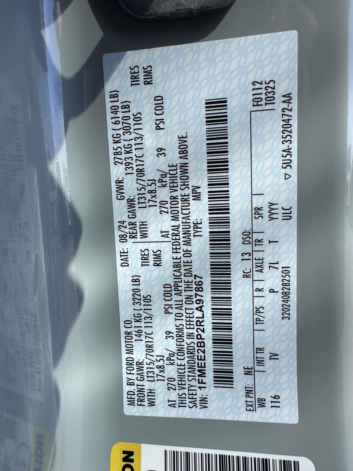 Certified 2024 Ford Bronco Wildtrak AWD/4WD image 31