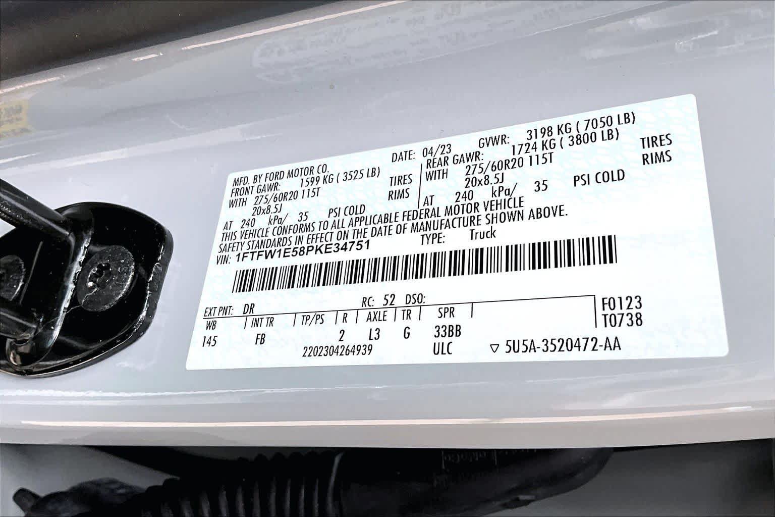 Certified 2023 Ford F150 XLT w/ Equipment Group 302A High AWD/4WD image 34