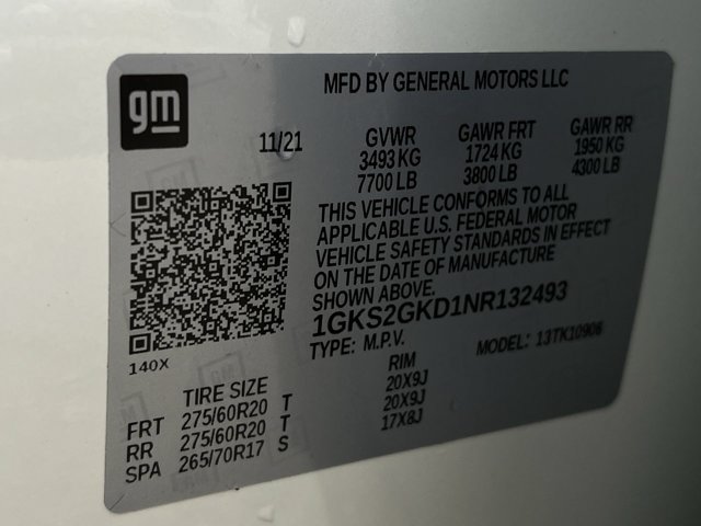Used 2022 GMC Yukon XL SLT w/ SLT Luxury Package AWD/4WD image 27