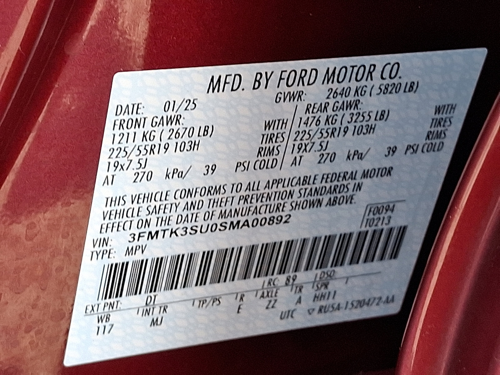 Certified 2025 Ford Mustang Mach-E Premium w/ Sport Appearance Package AWD/4WD image 26