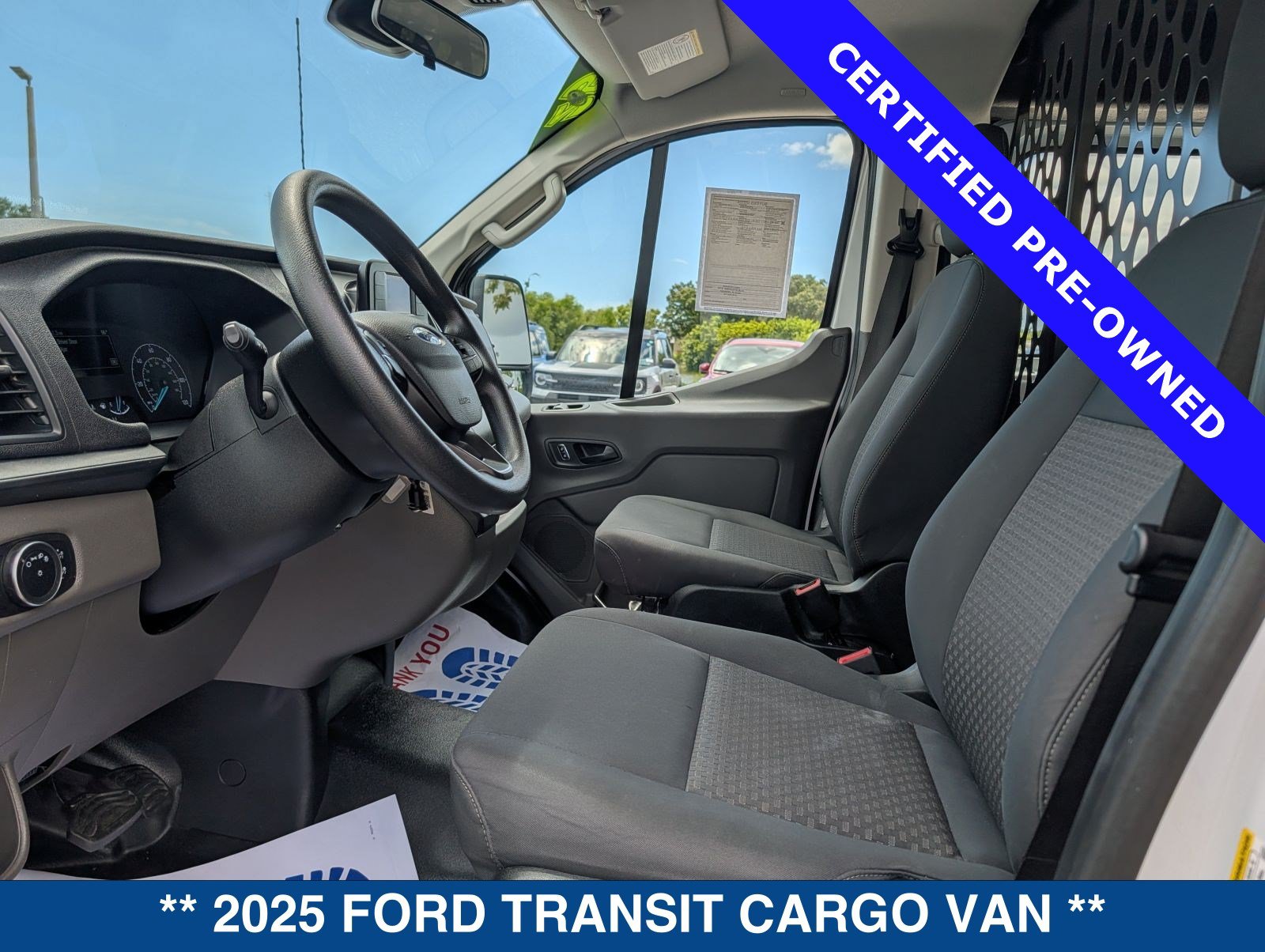 Certified 2025 Ford Transit 250 Low Roof w/ Exterior Upgrade Package RWD image 27