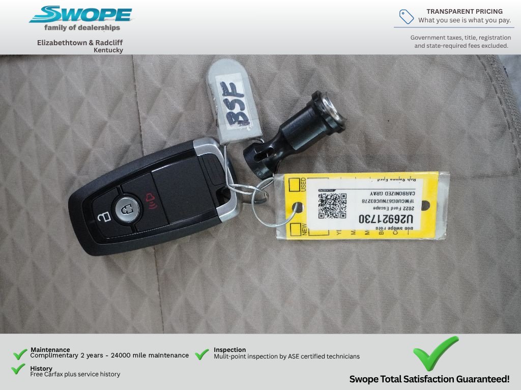 Certified 2022 Ford Escape SE FWD image 36