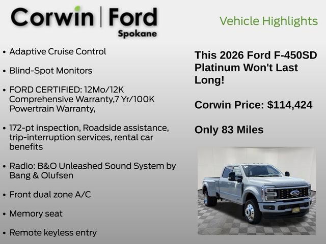 Certified 2026 Ford F450 Platinum AWD/4WD image 6