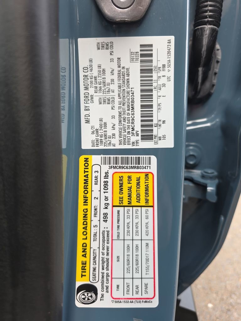 Certified 2021 Ford Bronco Sport Outer Banks AWD/4WD image 21