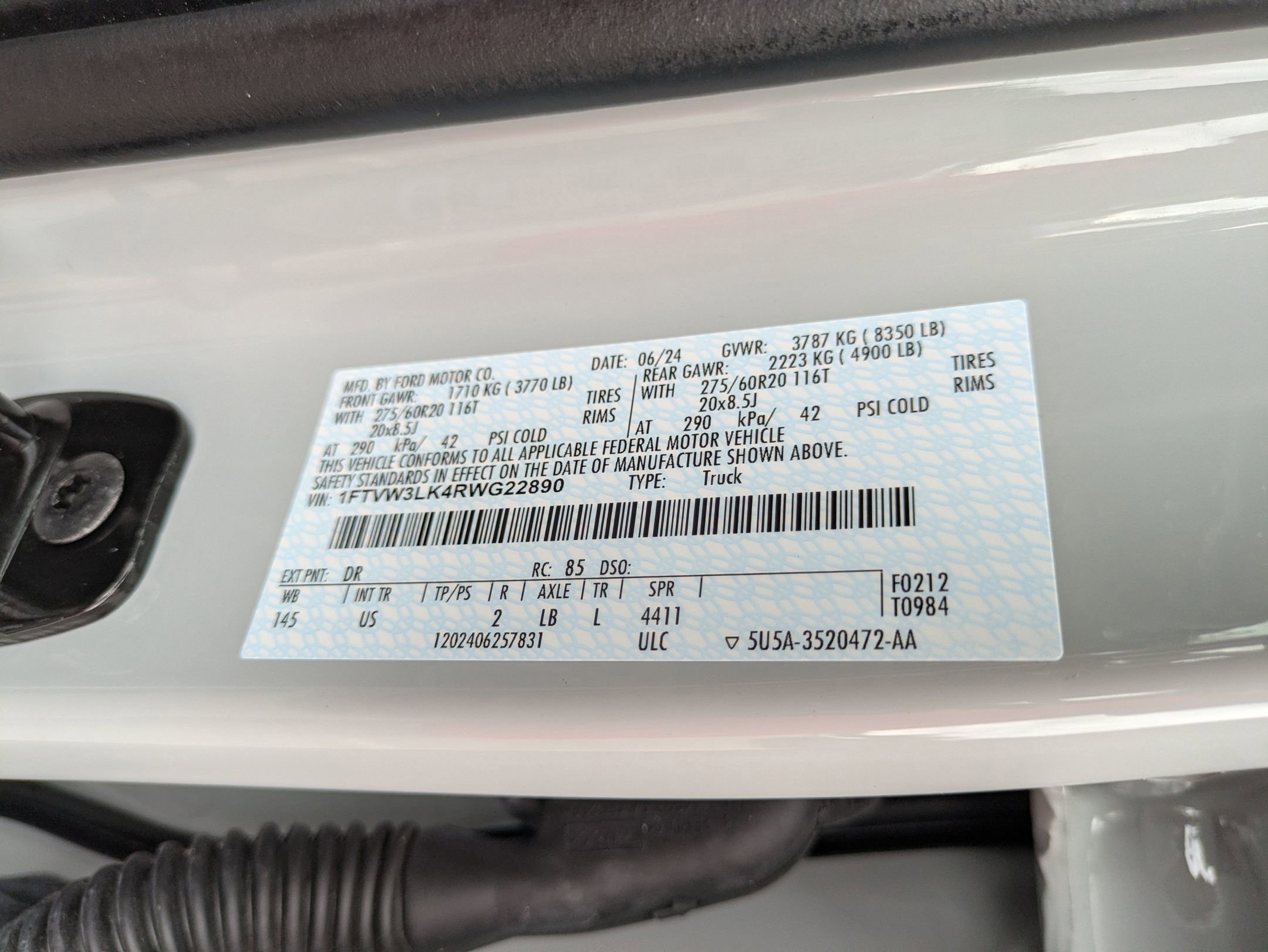 Certified 2024 Ford F150 Lightning XLT image 45