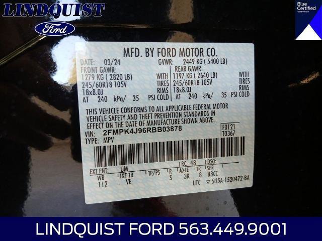 Certified 2024 Ford Edge SEL w/ Convenience Package AWD/4WD image 21