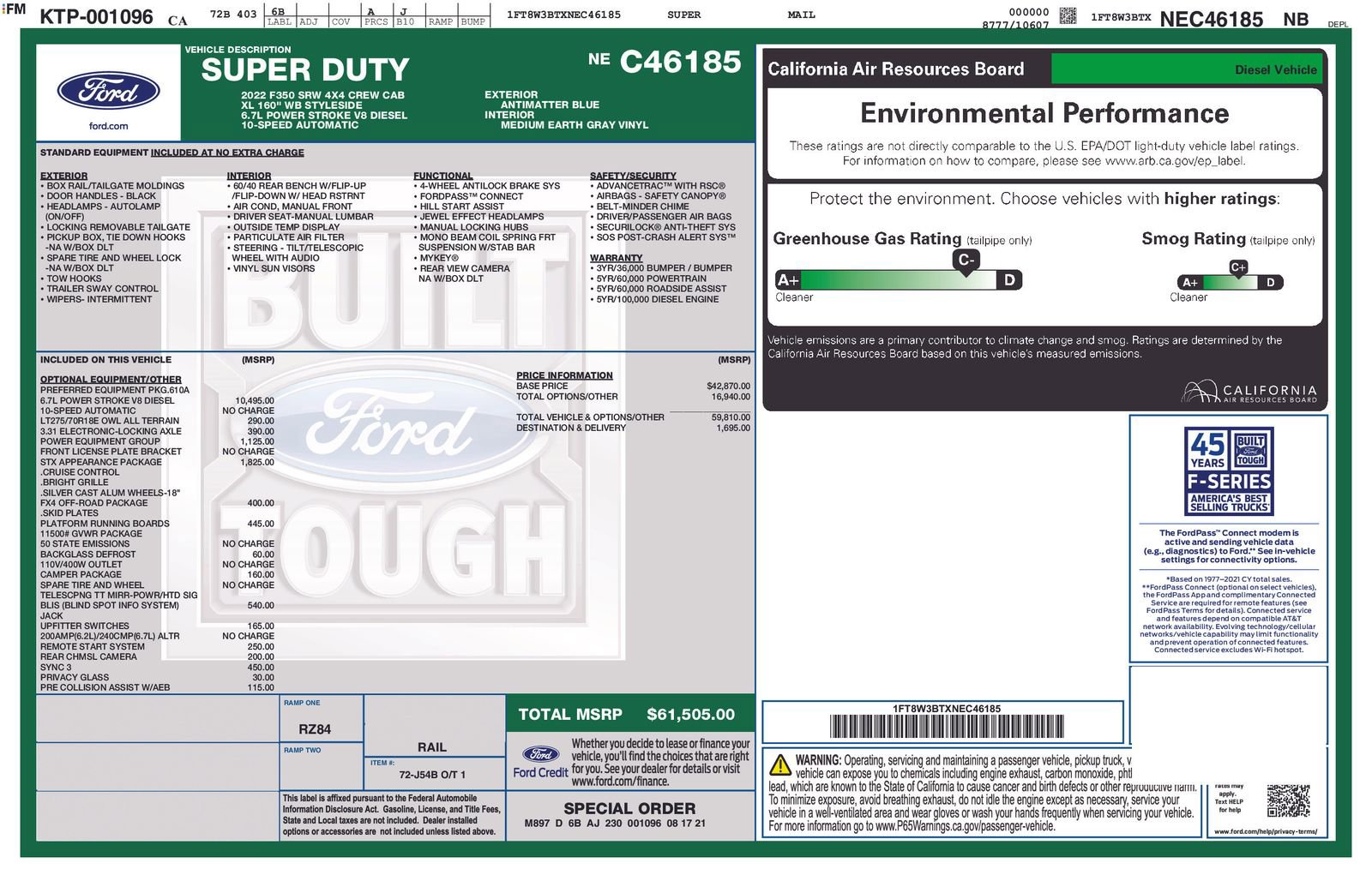 Certified 2022 Ford F350 XL w/ STX Appearance Package AWD/4WD image 39
