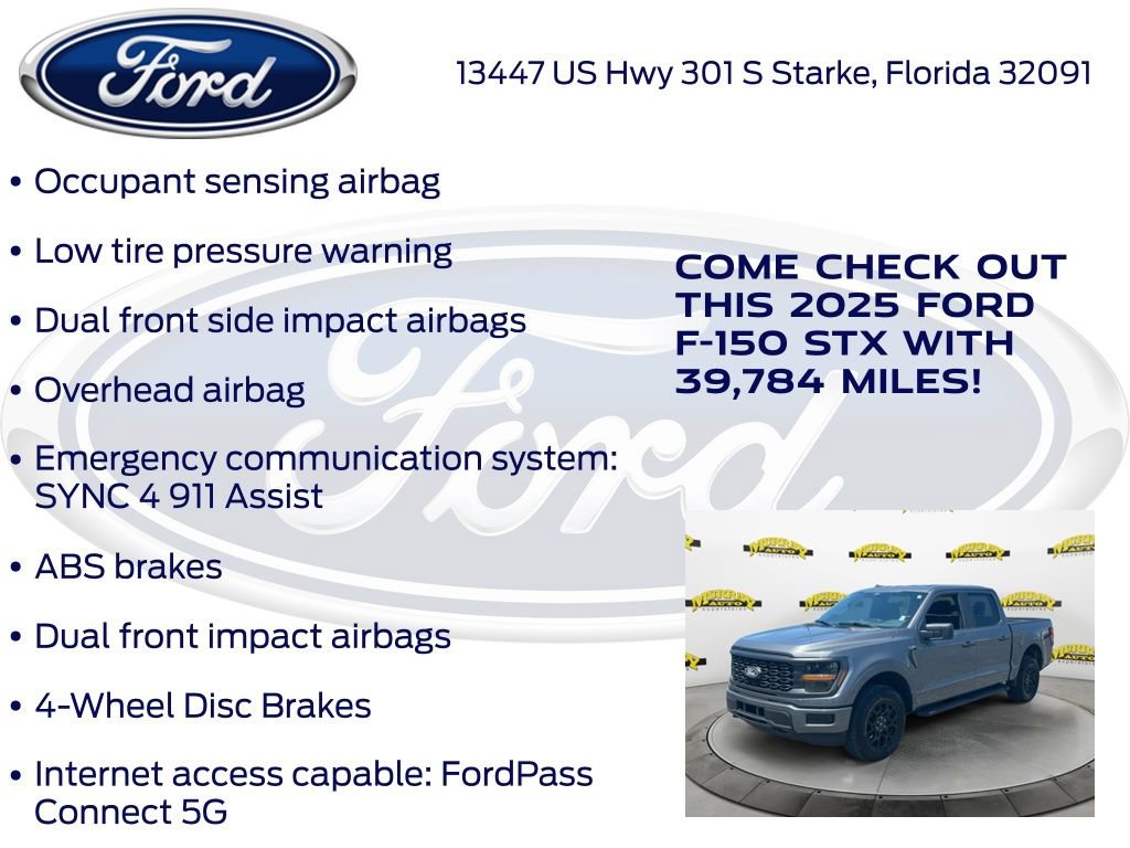 Certified 2025 Ford F150 STX AWD/4WD image 27