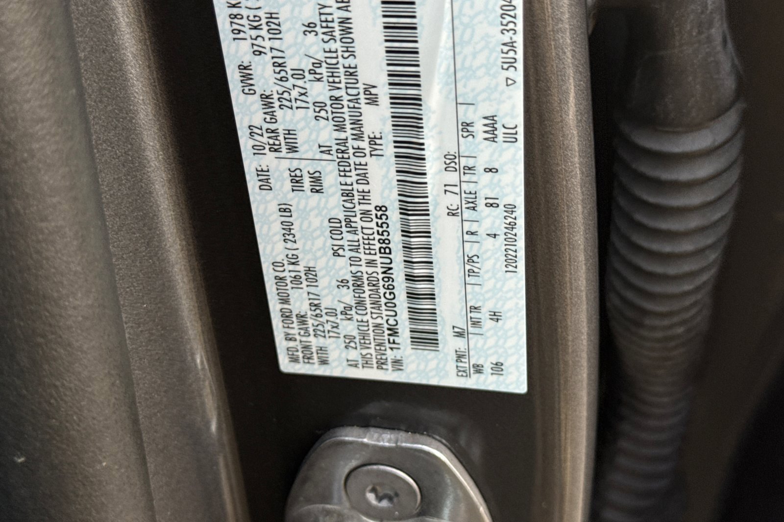 Certified 2022 Ford Escape SE w/ Convenience Package image 28