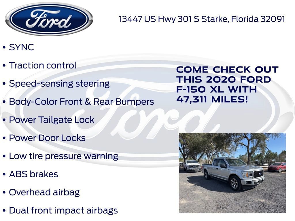 Certified 2020 Ford F150 XL w/ Equipment Group 101A Mid image 21