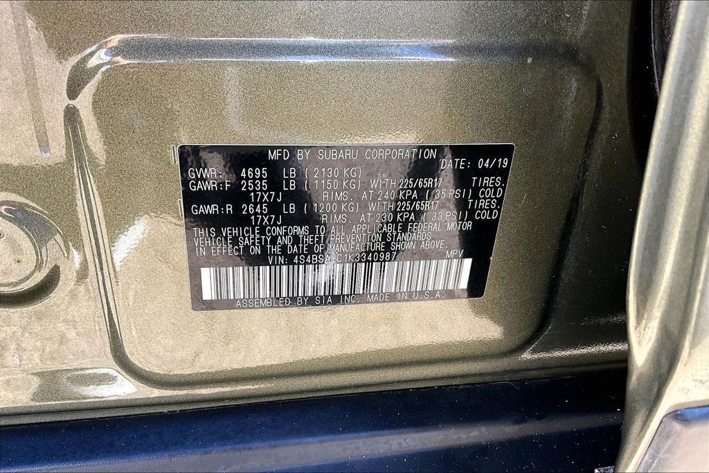 Used 2019 Subaru Outback 2.5i Premium image 35