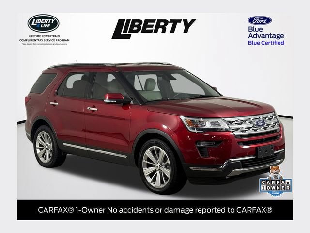 Certified 2019 Ford Explorer Limited w/ Ford Safe & Smart Package