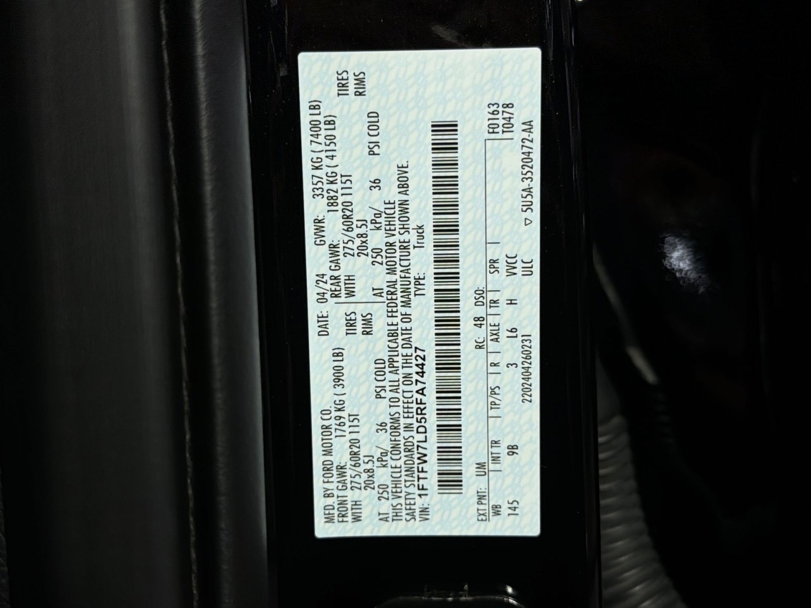 Certified 2024 Ford F150 Platinum AWD/4WD image 36