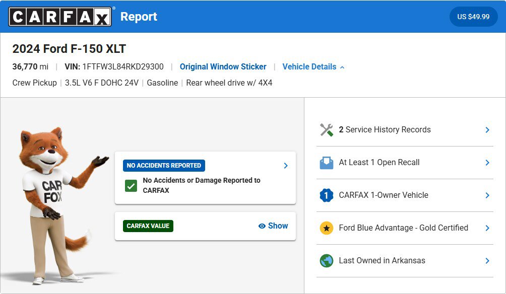 Certified 2024 Ford F150 XLT AWD/4WD image 3