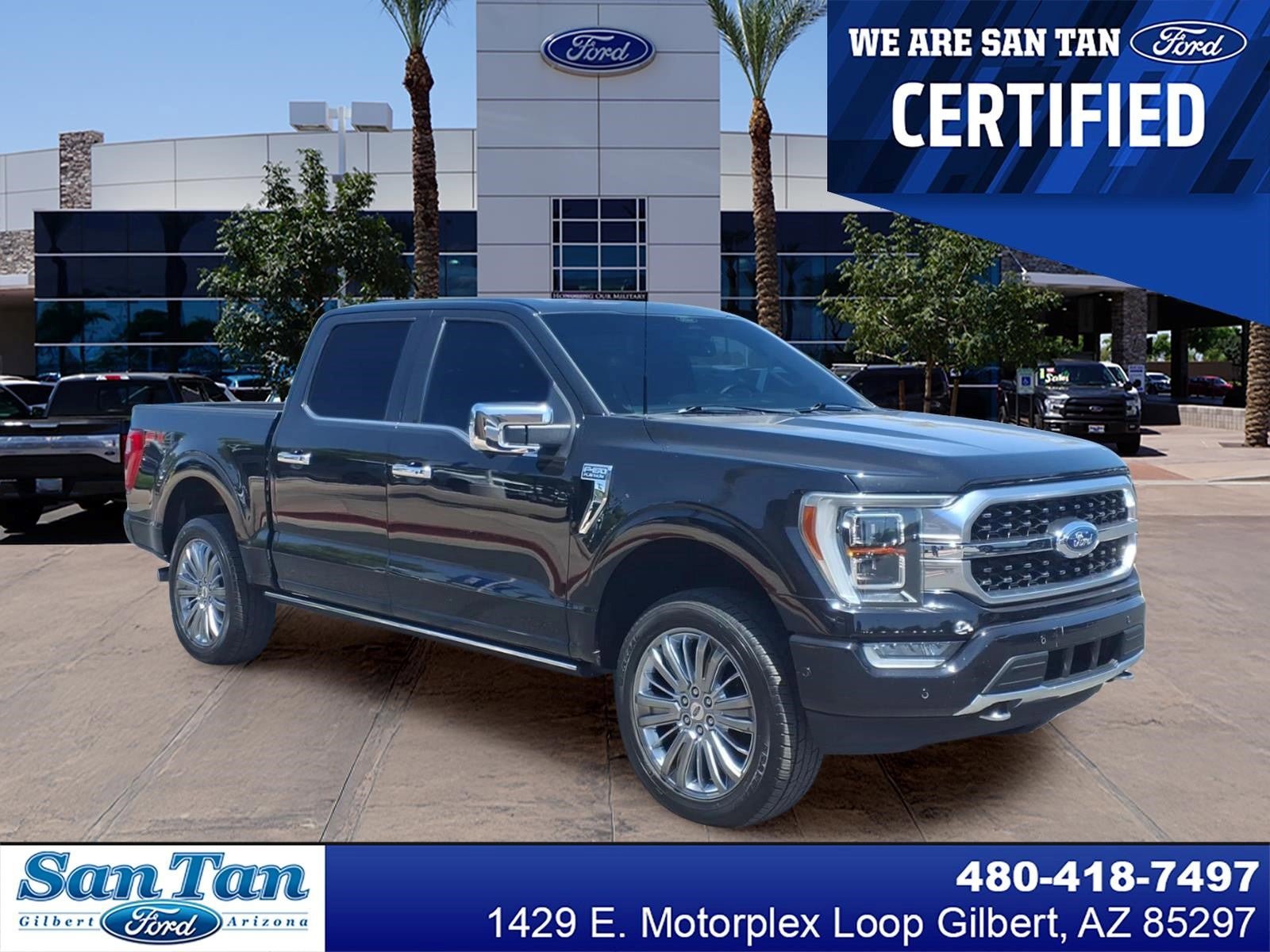 Certified 2022 Ford F150 Platinum w/ Equipment Group 701A High