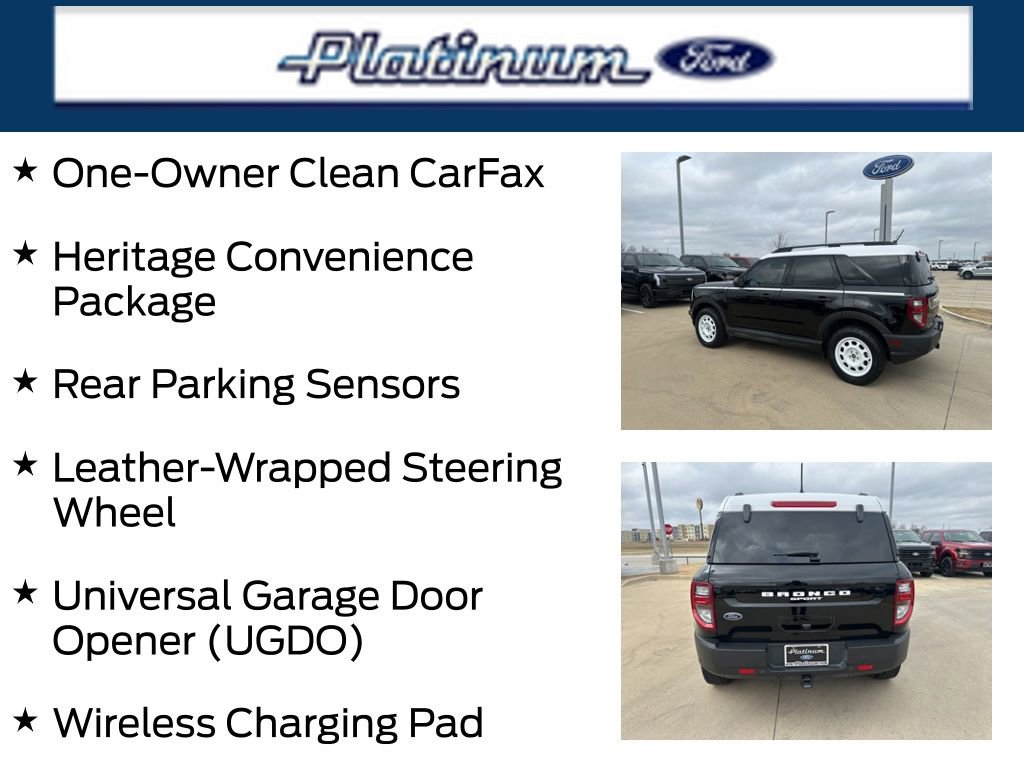 Certified 2023 Ford Bronco Sport Heritage w/ Heritage Convenience Package image 22