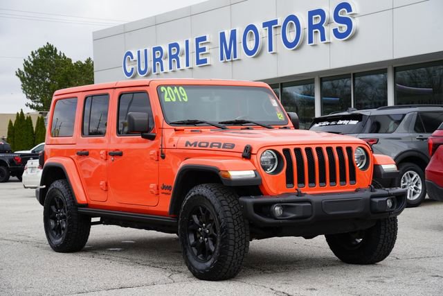 Used 2019 Jeep Wrangler Unlimited Sahara w/ Quick Order Package 24M Moab AWD/4WD image 1