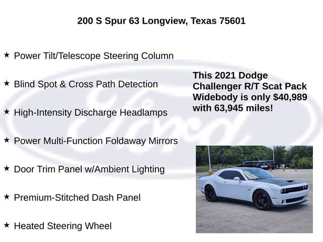 Used 2021 Dodge Challenger R/T Scat Pack RWD image 20