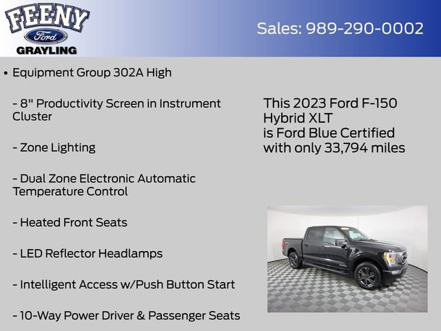 Certified 2023 Ford F150 XLT w/ Equipment Group 302A High AWD/4WD image 13