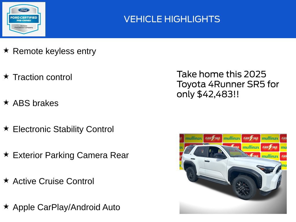 Used 2025 Toyota 4Runner SR5 AWD/4WD image 18
