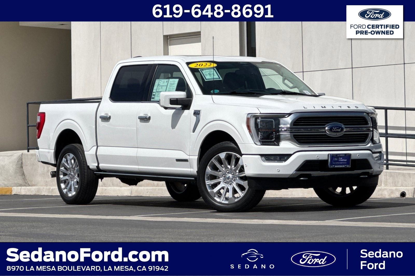 Certified 2022 Ford F150 Limited