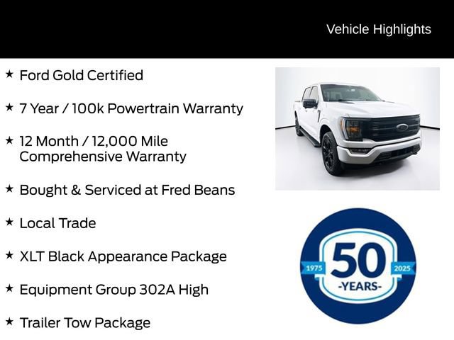 Certified 2023 Ford F150 XLT w/ Equipment Group 302A High image 10