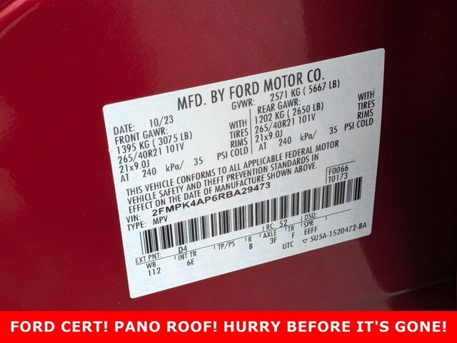 Certified 2024 Ford Edge ST w/ Equipment Group 401A AWD/4WD image 29