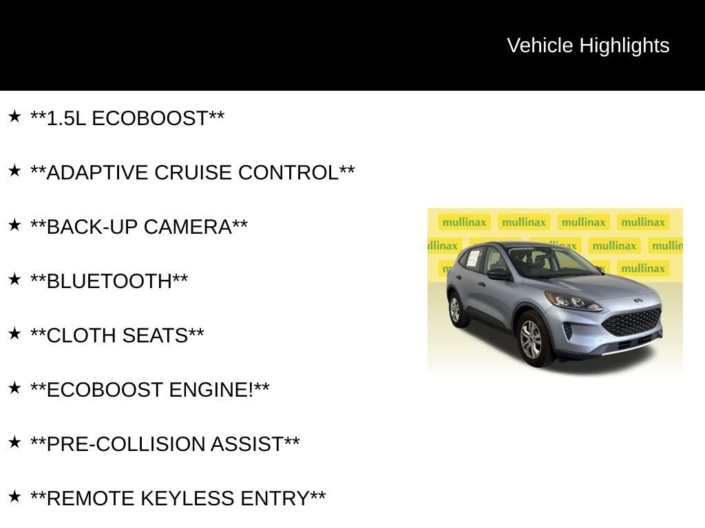 Certified 2022 Ford Escape S FWD image 13