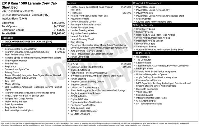 Used 2019 RAM 1500 Laramie AWD/4WD image 5