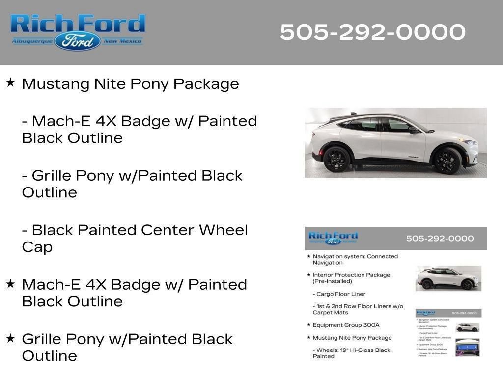 Certified 2023 Ford Mustang Mach-E Premium w/ Mustang Nite Pony Package AWD/4WD image 40