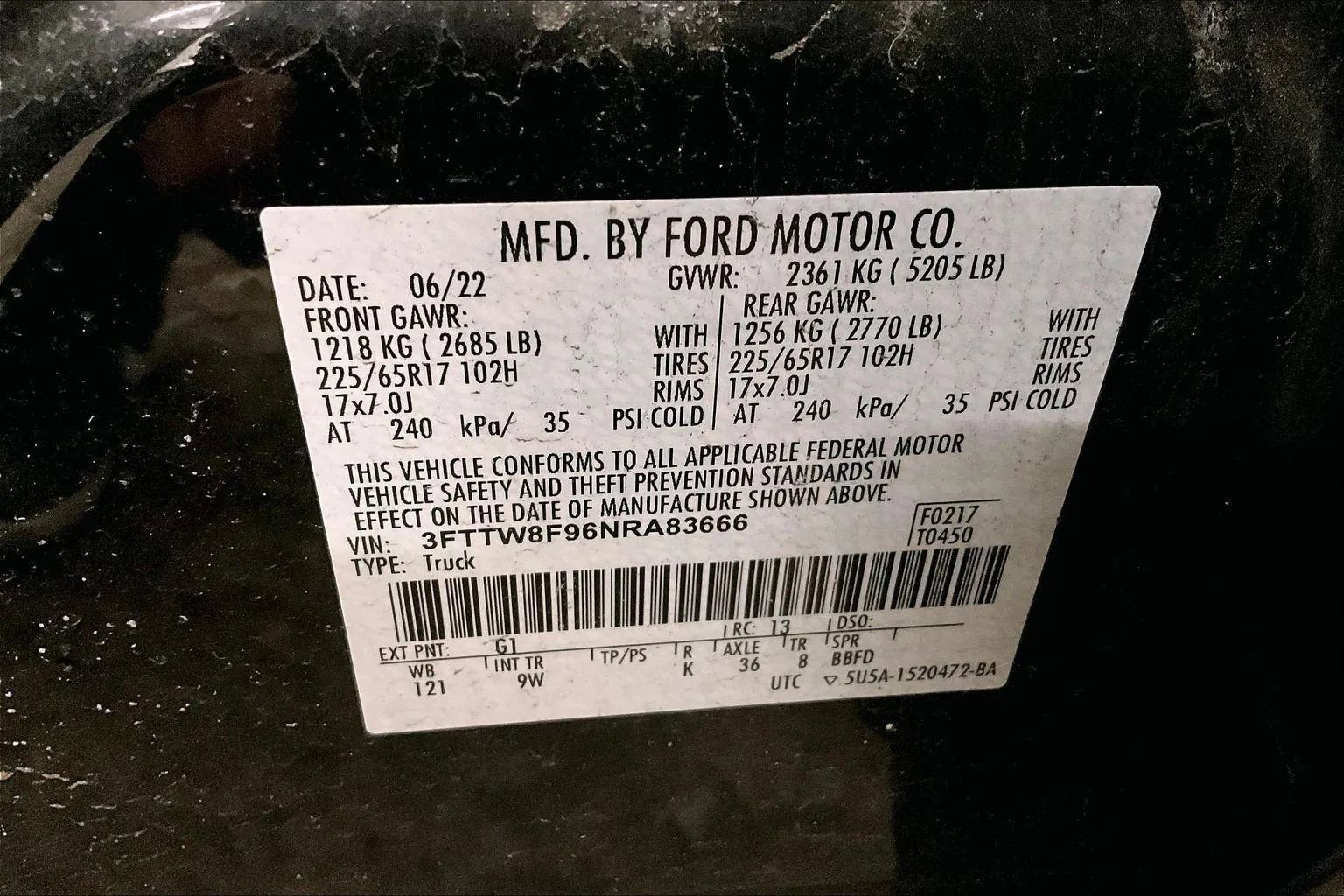 Certified 2022 Ford Maverick XL w/ Equipment Group 100A Standard image 33
