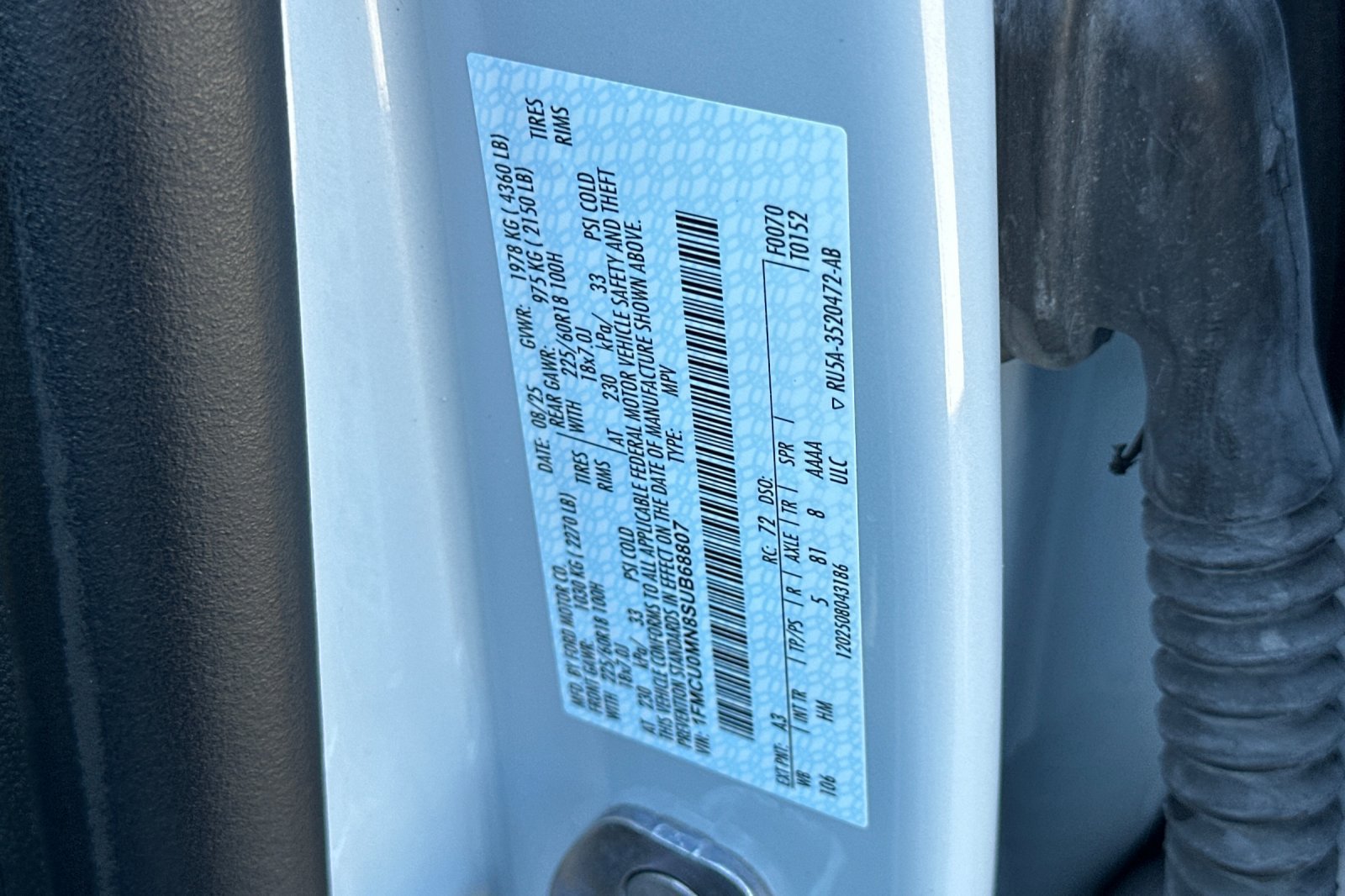 Certified 2025 Ford Escape ST-Line w/ Tech Pack #1 FWD image 53