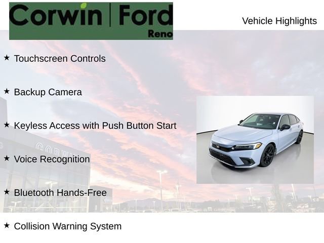 Used 2023 Honda Civic Sport image 2