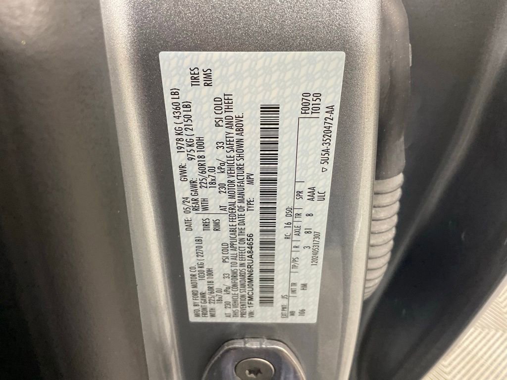 Certified 2024 Ford Escape ST-Line FWD image 27