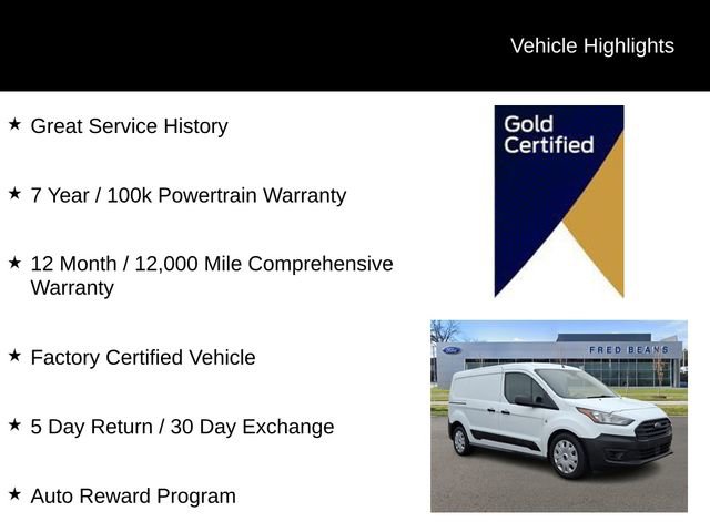 Certified 2022 Ford Transit Connect XL w/ CNG/LPG Engine Prep Package FWD image 3