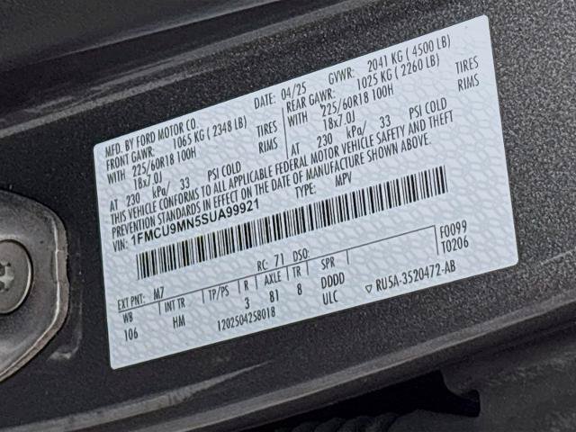 Certified 2025 Ford Escape ST-Line AWD/4WD image 30