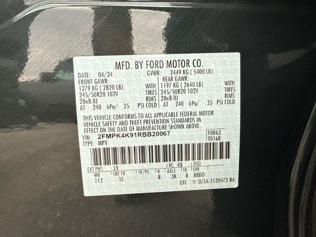 Certified 2024 Ford Edge Titanium w/ Equipment Group 301A AWD/4WD image 15