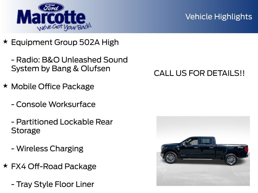 Certified 2024 Ford F150 Lariat w/ Equipment Group 502A High AWD/4WD image 12