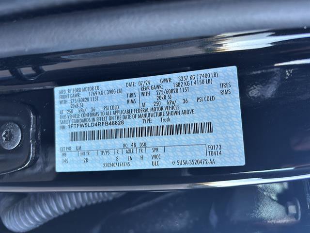 Certified 2024 Ford F150 Lariat w/ Equipment Group 502A High AWD/4WD image 21