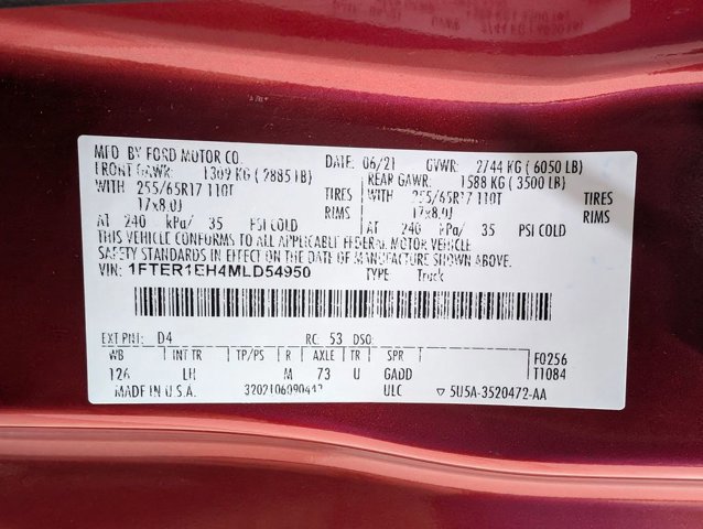 Certified 2021 Ford Ranger XLT w/ Trailer Tow Package image 11