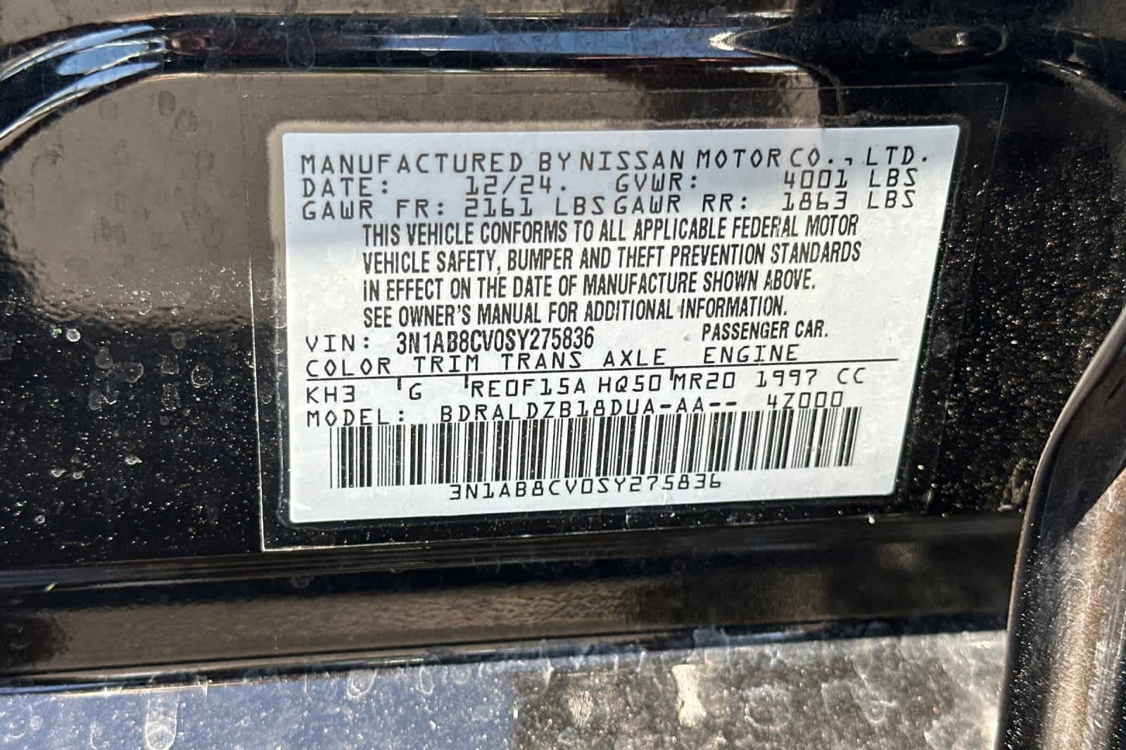 Used 2025 Nissan Sentra SV FWD image 28