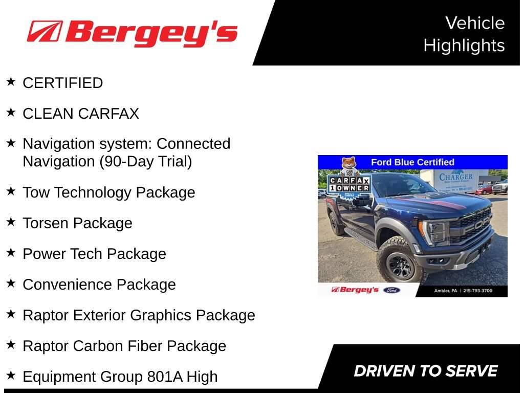 Certified 2021 Ford F150 Raptor w/ Equipment Group 801A High AWD/4WD image 5