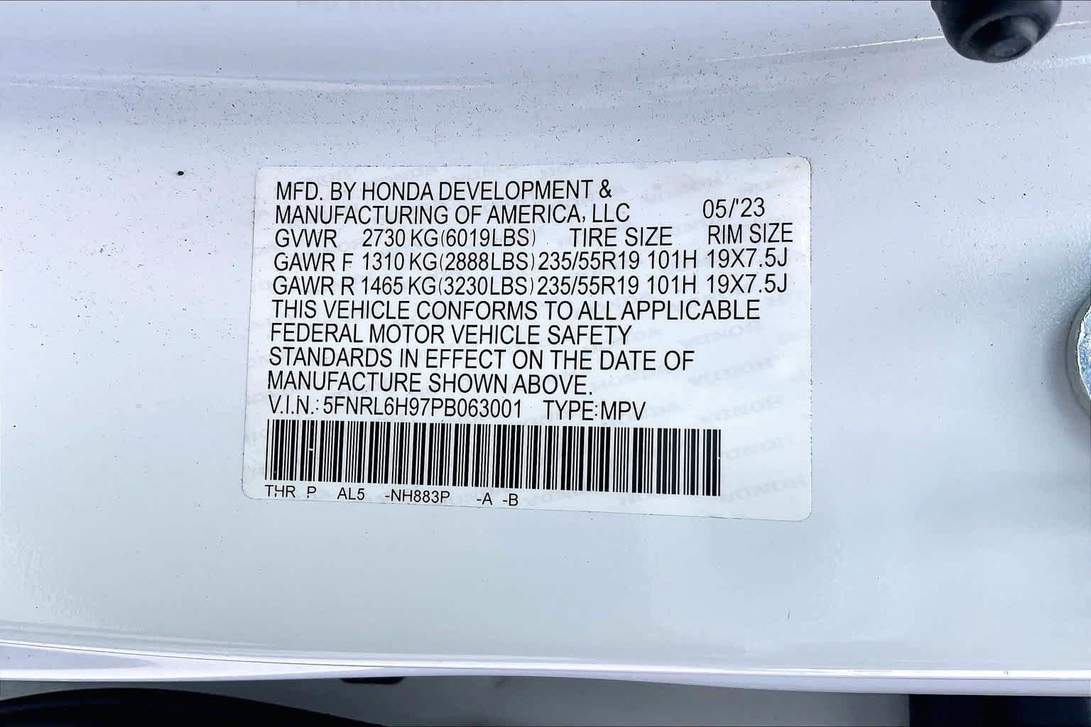 Used 2023 Honda Odyssey Elite image 20