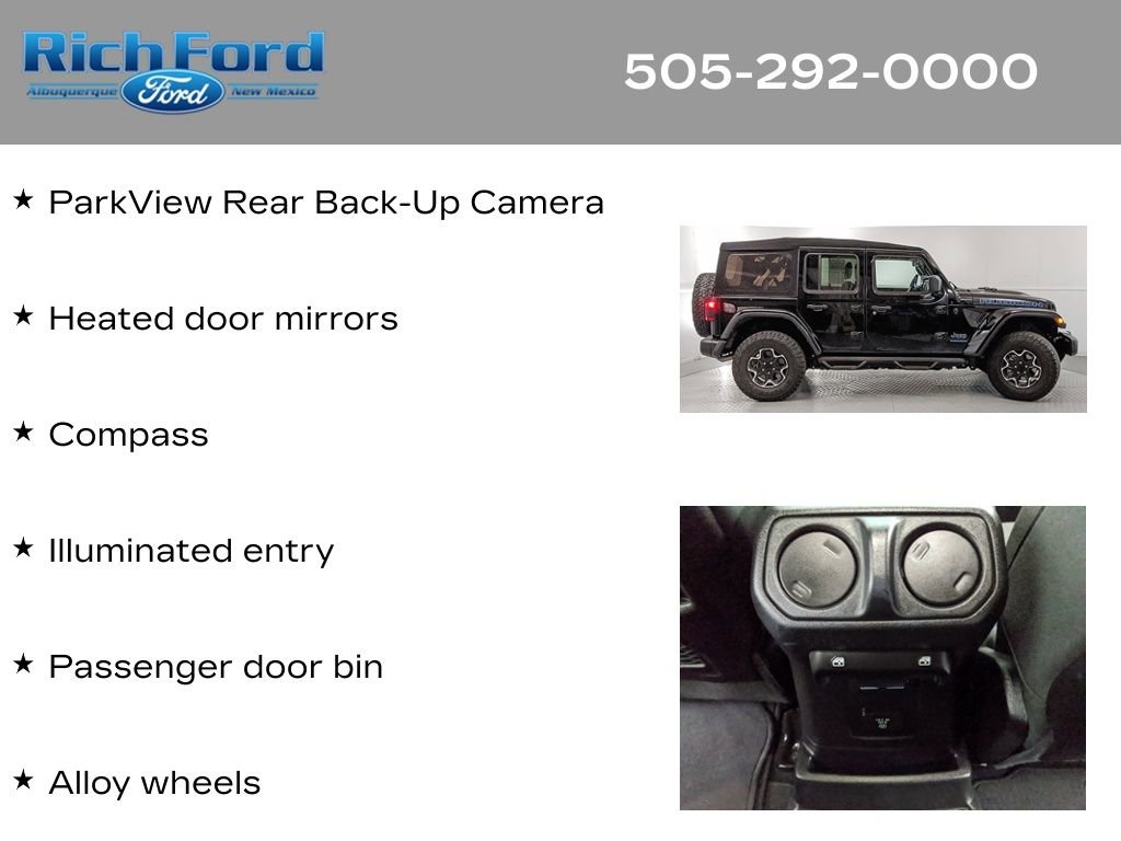 Used 2023 Jeep Wrangler Unlimited Rubicon 4xe AWD/4WD image 22