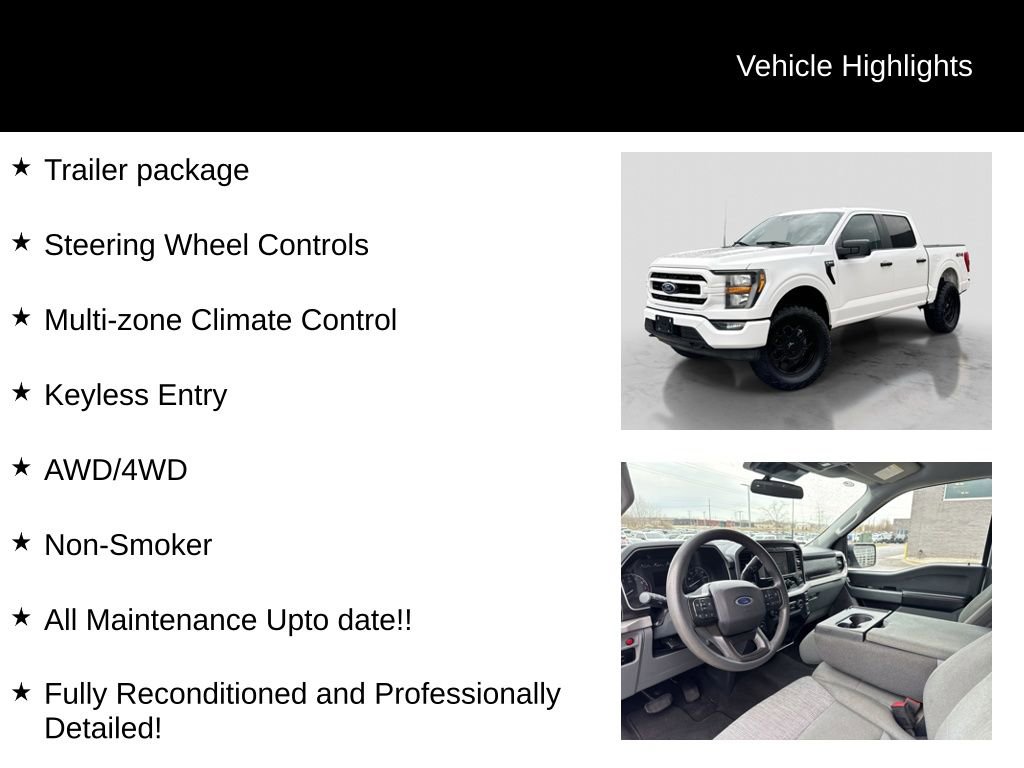 Certified 2023 Ford F150 XLT w/ Trailer Tow Package AWD/4WD image 11