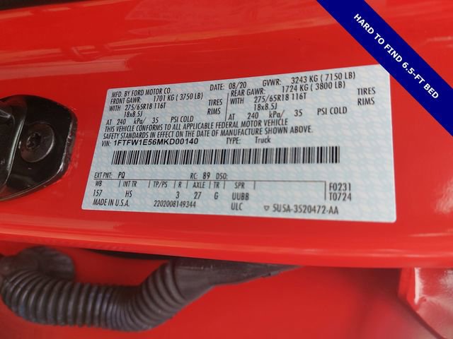 Certified 2021 Ford F150 Lariat w/ Equipment Group 501A Mid image 32