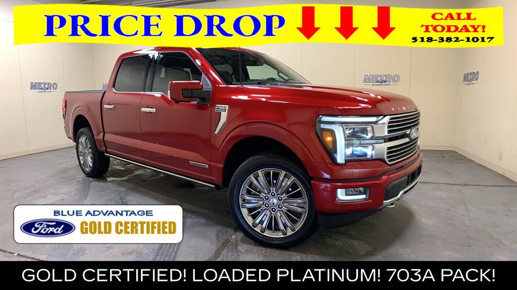 Certified 2024 Ford F150 Platinum w/ Equipment Group 703A Plus AWD/4WD image 1