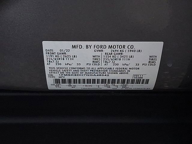 Certified 2022 Ford Explorer XLT AWD/4WD image 27