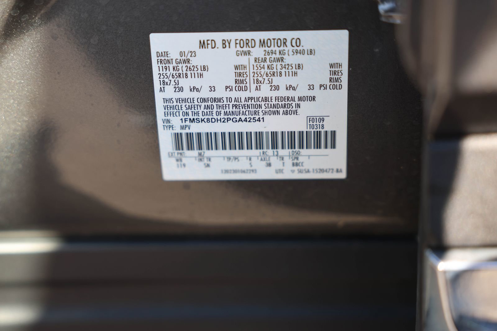 Certified 2023 Ford Explorer XLT w/ Equipment Group 202A AWD/4WD image 39