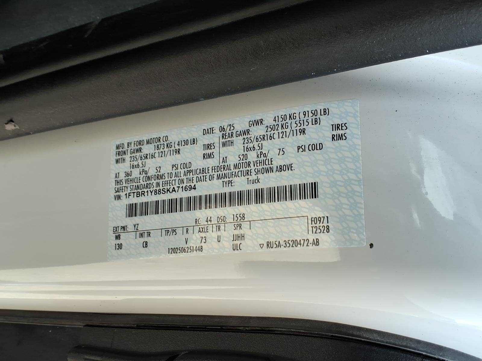 Certified 2025 Ford Transit 250 Low Roof w/ Exterior Upgrade Package RWD image 24